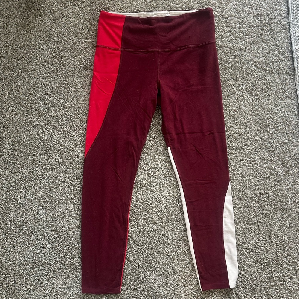 Athleta Colorblock Leggings - Size M